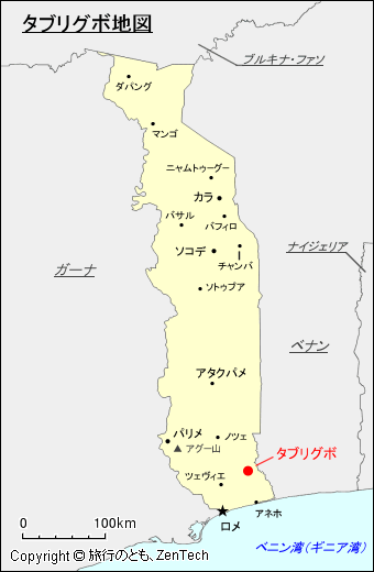 タブリグボ地図