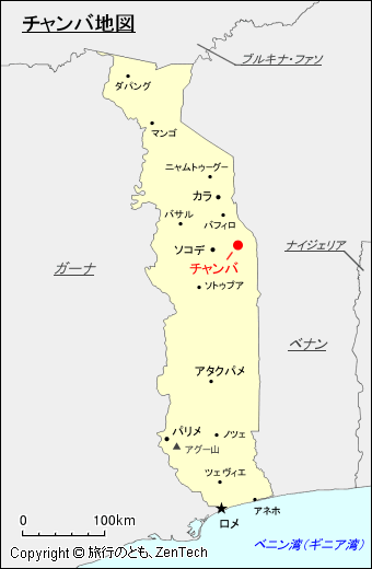チャンバ地図