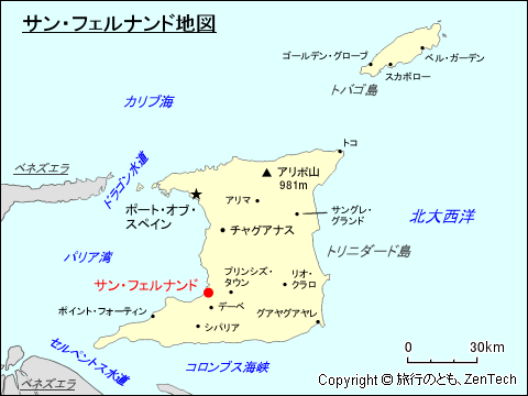 サン・フェルナンド地図