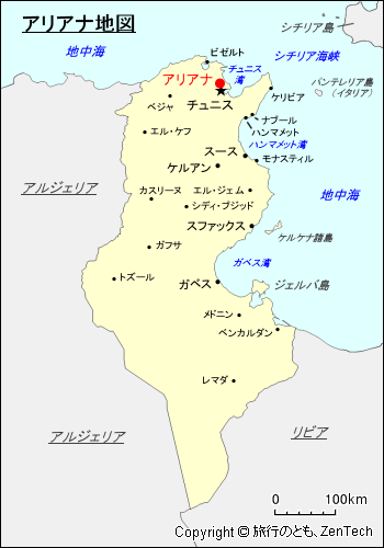 アリアナ地図