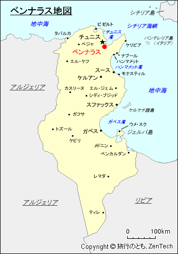 ベンナラス地図