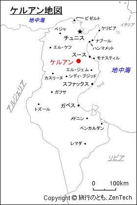 ケルアン地図