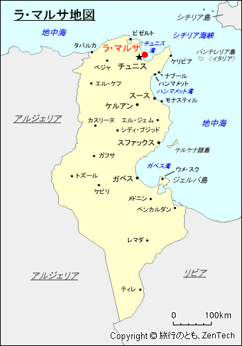 ラ・マルサ地図