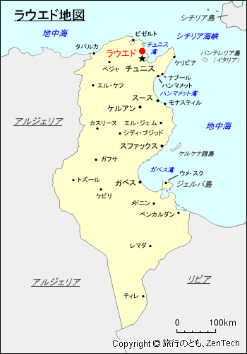 ラウエド地図