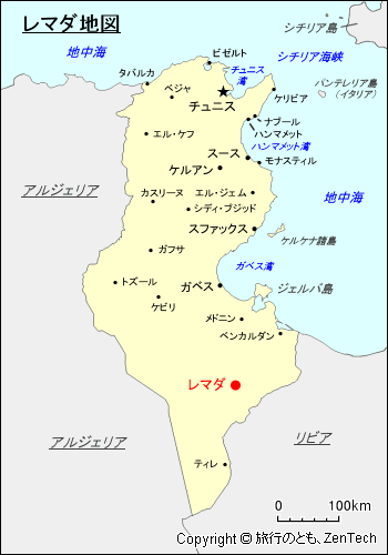 レマダ地図