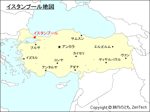 イスタンブール地図