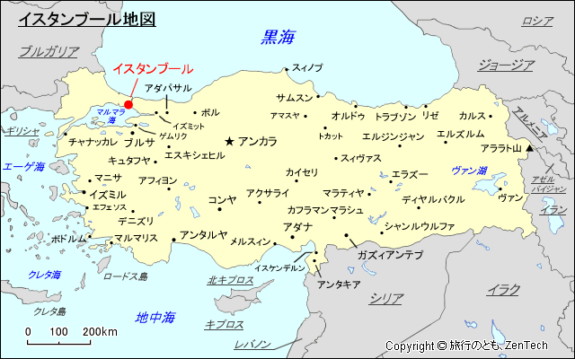 イスタンブール地図