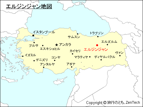 エルジンジャン地図
