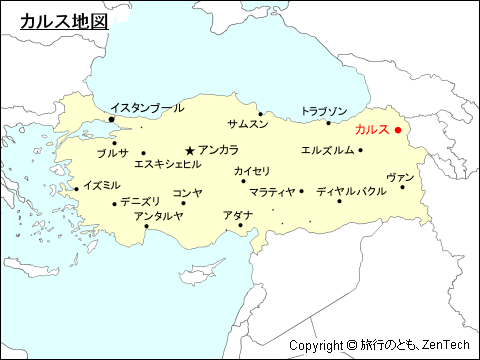 カルス地図