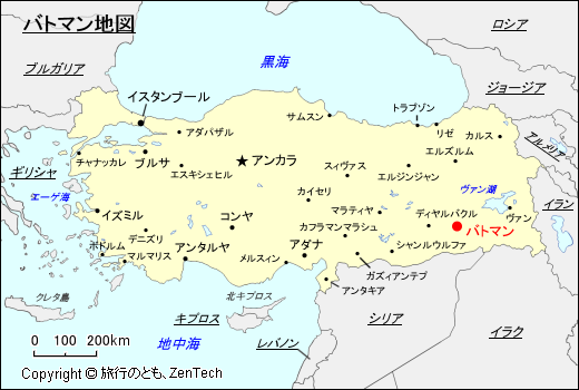 バトマン地図
