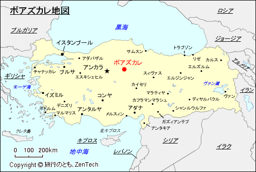 ボアズカレ地図