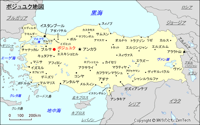 ボジュユク地図