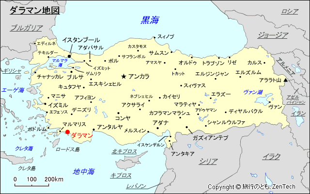 ダラマン地図