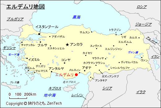 エルデムリ地図