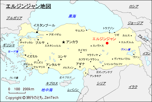 エルジンジャン地図