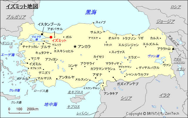 イズミット地図