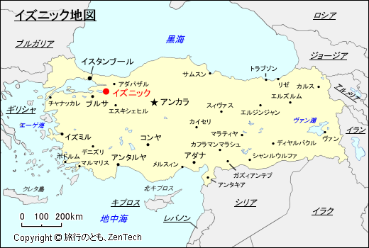 イズニック地図