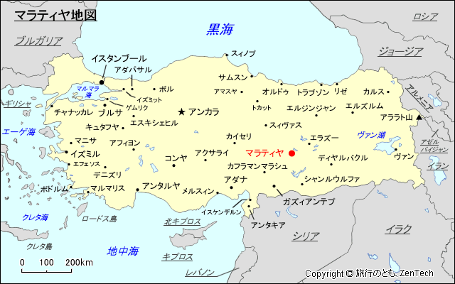 マラティヤ地図