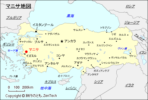 マニサ地図