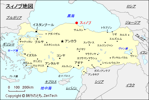 スィノプ地図