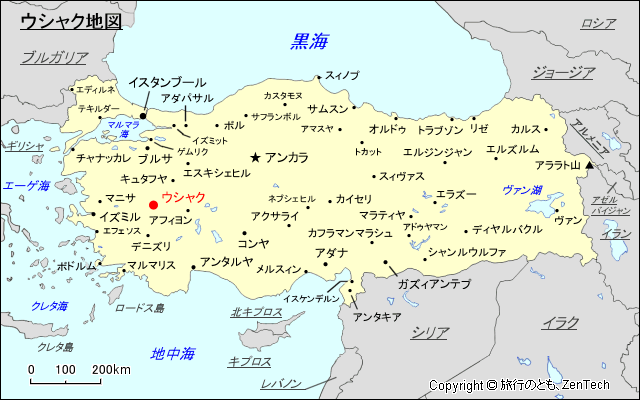 ウシャク地図