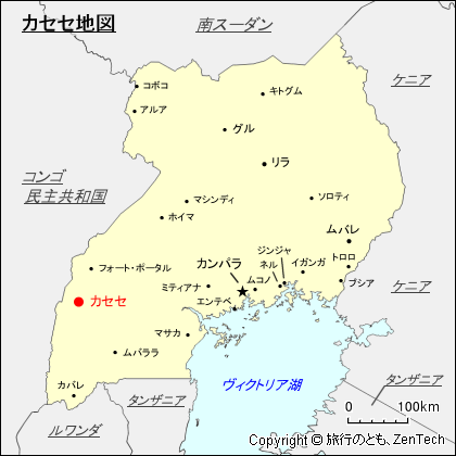 カセセ地図