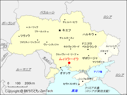 ムィコラーイウ地図