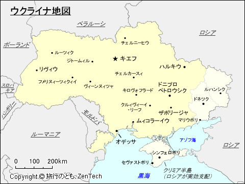 ウクライナ 地図