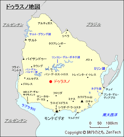 ドゥラスノ地図