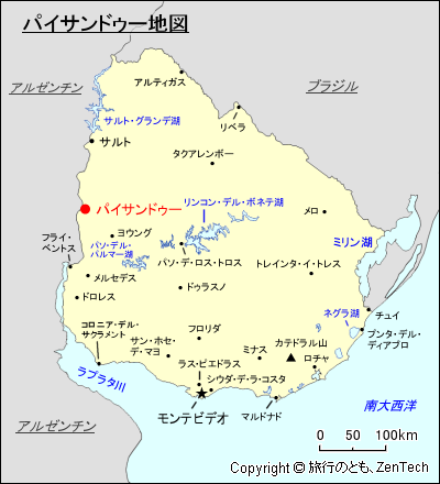 パイサンドゥー地図