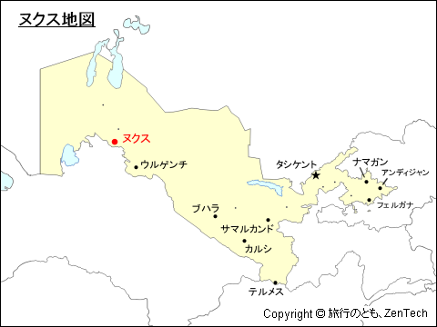 ヌクス地図