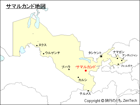 サマルカンド地図