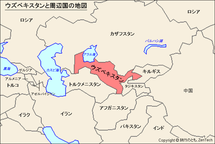 https://www.travel-zentech.jp/world/map/Uzbekistan/image/Map_of_Uzbekistan_and_neighboring_countries.gif