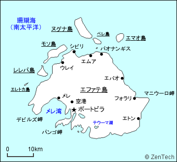 エファテ島 地図