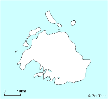エファテ島白地図