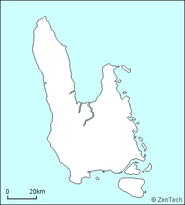エスピリトゥ・サント島白地図