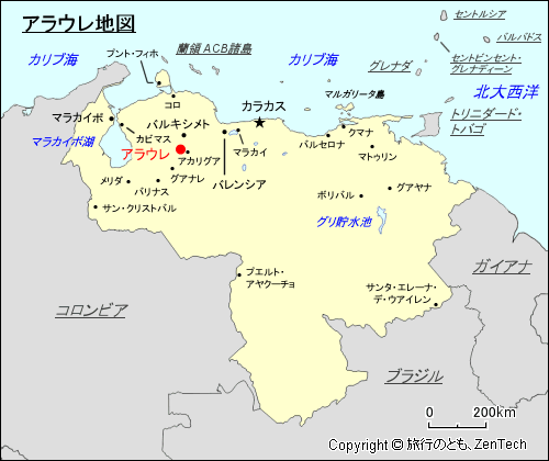 アラウレ地図