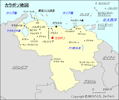 カラボソ地図