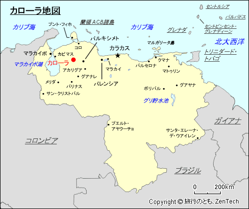 カローラ地図