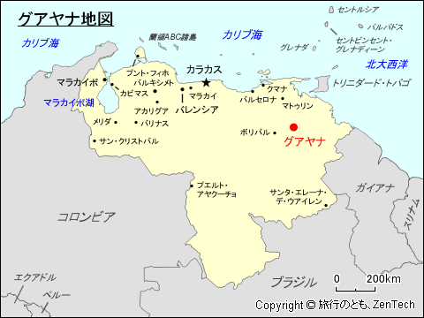 シウダー・グアヤナ地図