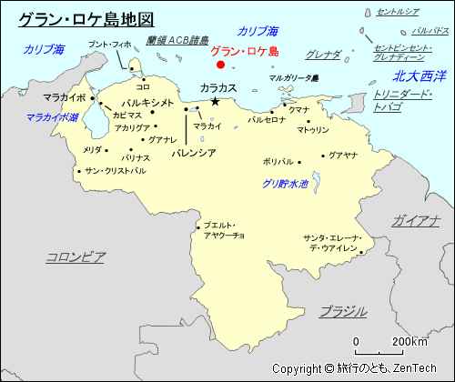 グラン・ロケ島地図