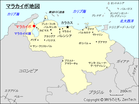 マラカイボ地図