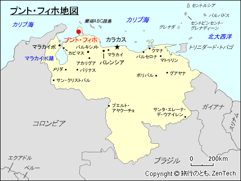 プント・フィホ地図