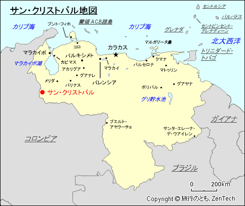 サン・クリストバル地図