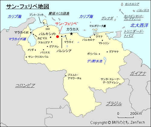 サン・フェリペ地図