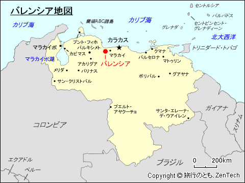 バレンシア地図