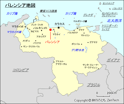 バレンシア地図