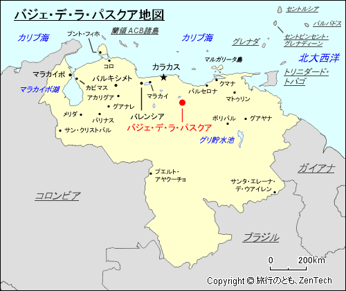 バジェ・デ・ラ・パスクア地図