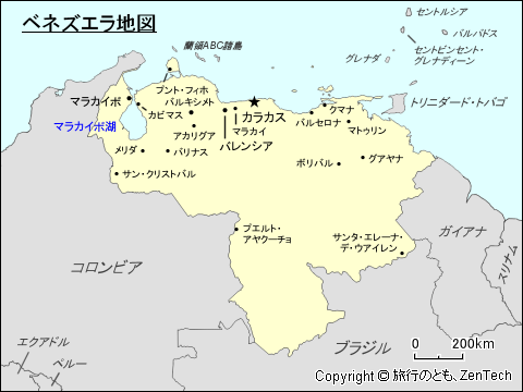 ベネズエラ地図