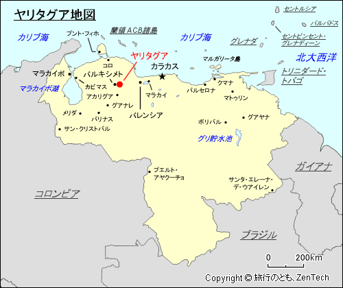 ヤリタグア地図